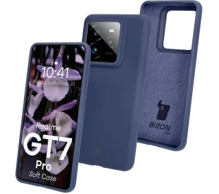 Bizon Silikonowe Soft do Realme GT 7 Pro Ciemno-niebieski
