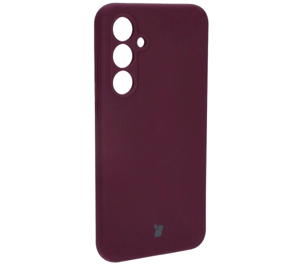 Bizon Silikonowe Soft do Galaxy A55 5G Ciemno-fioletowy