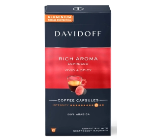 Davidoff Nespresso Rich Aroma  Espresso Vivid & Spicy 10szt.