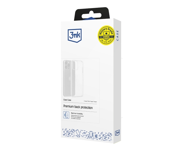3mk Clear Case do Galaxy S25 Przezroczysty