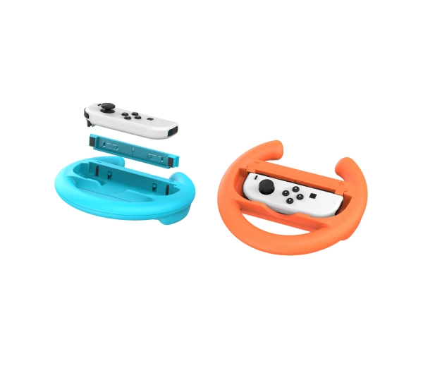 Yaxo YGWSJCH01CM Joy-Con Wheels Set do Nintendo Switch 2 Czerwono-niebieski