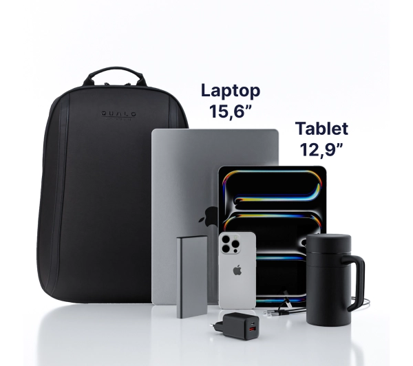 QUALO QPS-W-BZ01 wodoodporny 15,6" Czarny