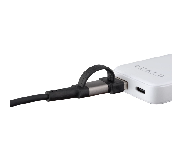 QUALO USB-C do USB-C/USB 1,5m Czarny