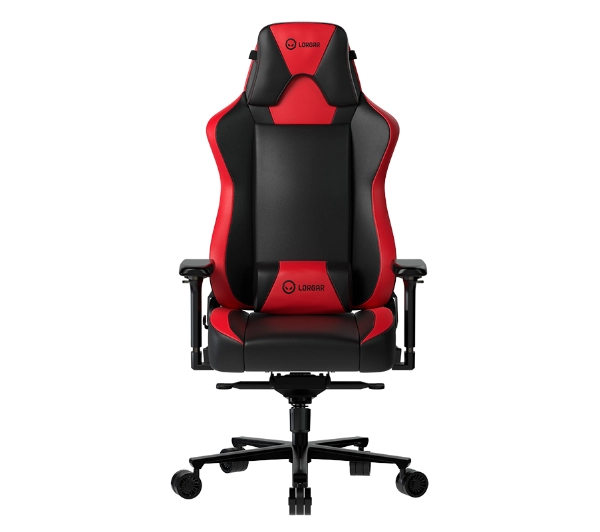 Lorgar Base 311 Gamingowy do 150kg Skóra ECO Czarno-czerwony