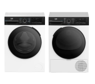 Beko pralka b300 BM3WFU47215WBDC EnergySpin Slim 7kg 1200obr/min + suszarka b300 BM3T...