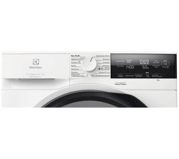 Electrolux pralka 700 SteamCare EW7F3482P 8kg 1400 obr/min + suszarka 700 DelicateCare EW7DEU385AP 63,8cm 8kg - TRZECI -55%, ALBO 5-TY ZA 1ZŁ - Kup na Raty - RRSO 0%