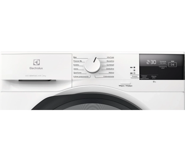 Electrolux pralka 600 SensiCare EW6F2282P 8kg 1200obr/min + suszarka 600 GentleCare EW6DEU285YP 63,8cm 8kg - TRZECI -55%, ALBO 5-TY ZA 1ZŁ - Kup na Raty - RRSO 0%