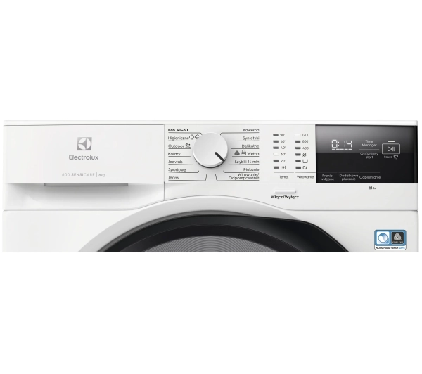 Electrolux pralka 600 SensiCare EW6F2282P 8kg 1200obr/min + suszarka 600 GentleCare EW6DEU285YP 63,8cm 8kg - TRZECI -55%, ALBO 5-TY ZA 1ZŁ - Kup na Raty - RRSO 0%
