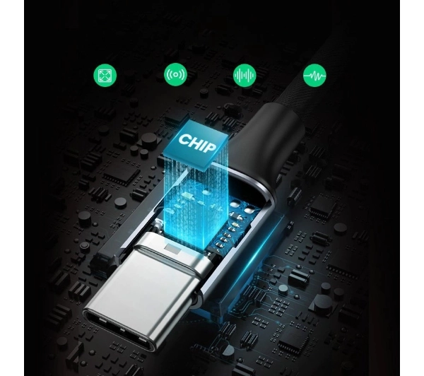 UGREEN AV161 do słuchawek USB-C / mini jack 3,5 mm 10 cm Szary