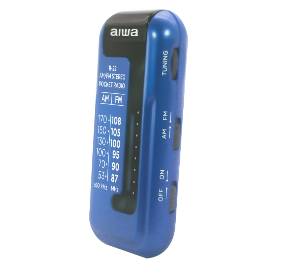 Aiwa R-22BL Radio FM Niebieski