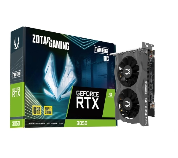 Zotac GeForce RTX 3050 Twin Edge OC 6GB GDDR6 96bit DLSS