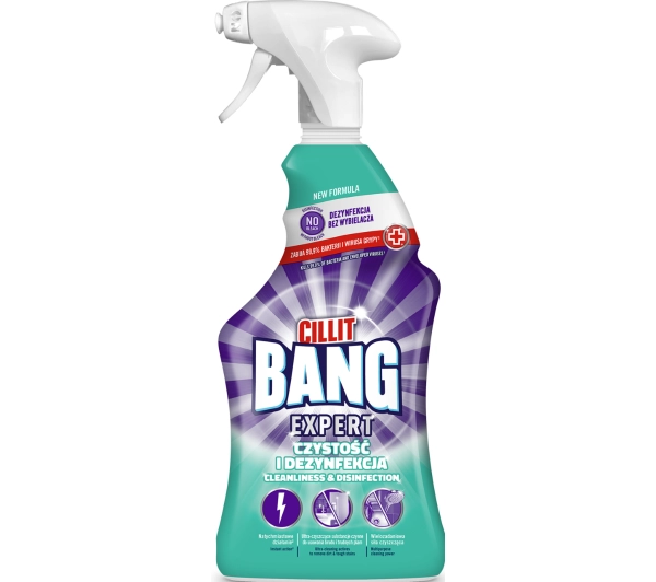 Płyn do czyszczenia CILLIT BANG Expert Czystość i Dezynfekcja 750 ml