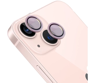 Bizon na aparat z aplikatorem Snap Lens do iPhone 13/13 Mini jasnoróżowa ramka