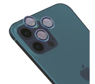 Bizon na aparat z aplikatorem Snap Lens do iPhone 12 Pro/11 Pro/11 Pro Max morska ramka