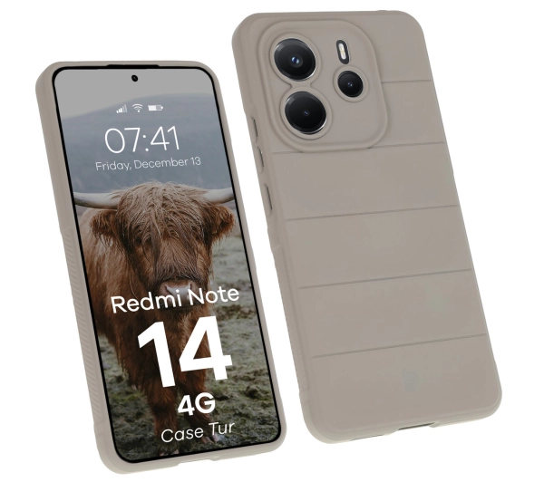 Bizon Tur do Xiaomi Redmi Note 14 4G Jasnoszary