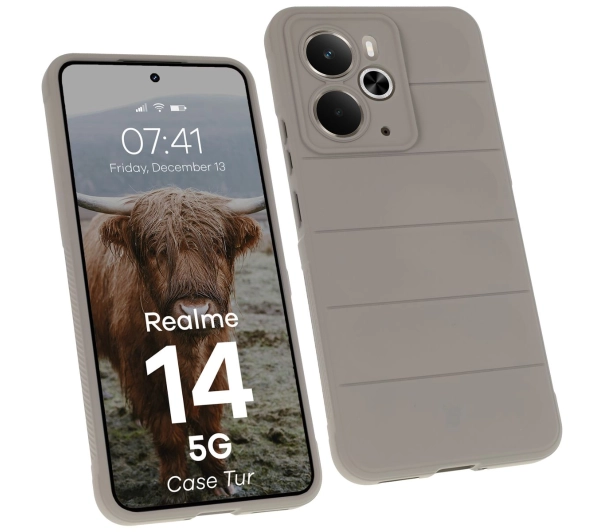 Bizon Tur do Realme 14 5G Jasnoszary