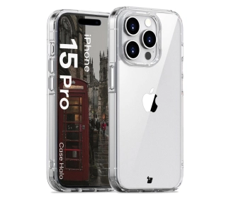 Bizon Halo do iPhone 15 Pro Przezroczysty