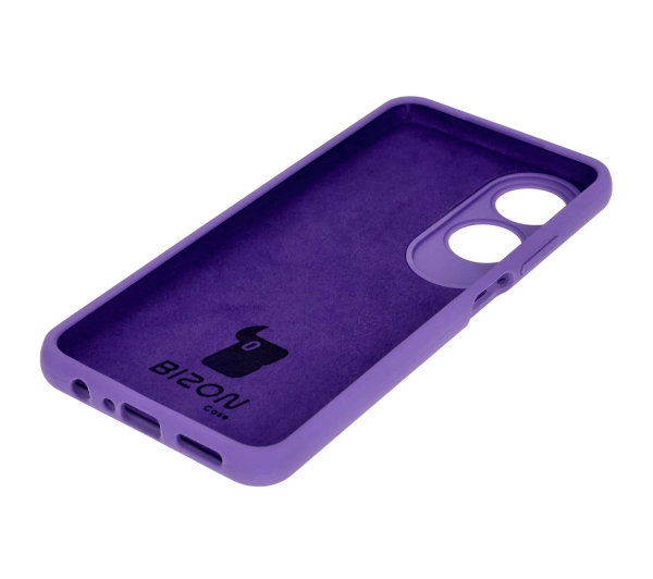 Bizon Silikonowe Soft do Oppo A60 4G Fioletowy