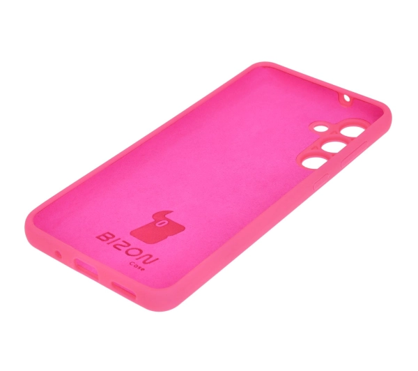 Bizon Silikonowe Soft do Galaxy M55 5G Neonowo-różowy