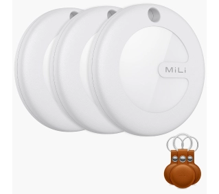 MiLi MiTag Biały 3szt + etui Brązowy - ⚡ EURO HIT CENOWY! ⚡