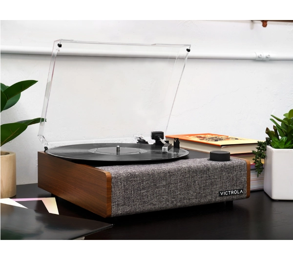 Victrola Eastwood II VTA-74-WLN-INT Manualny Napęd paskowy Bluetooth Orzech - Kup na Raty - RRSO 0%