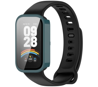 Bizon ze szkłem do Xiaomi Mi Smart Band 9 Active / Xiaomi Redmi Band 3 zielony