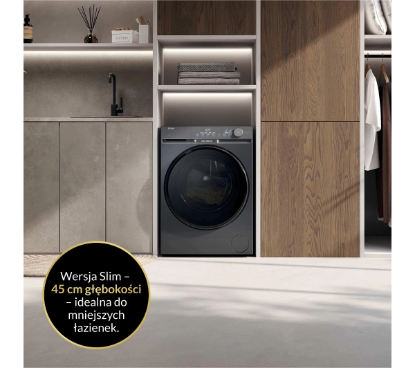Haier X9 slim HW90-B14387GTUPL Funkcje AI 9kg 1400obr/min Zdalne starowanie - Kup na Raty - RRSO 0%