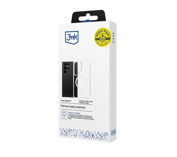 3mk Armor MagCase do Samsung Galaxy S25 Ultra Przezroczysty