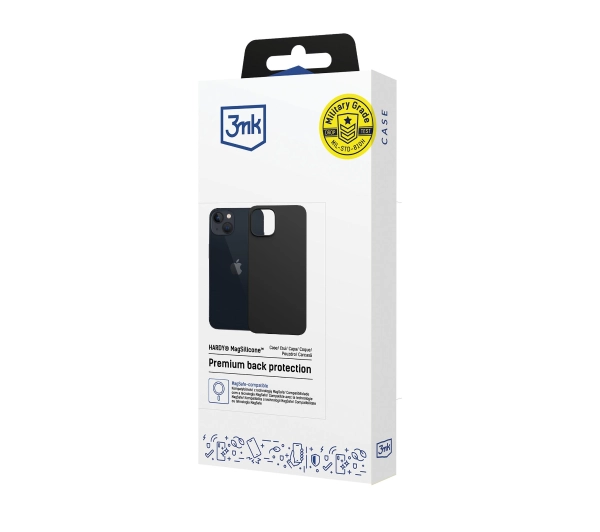 3mk Hardy MagSilicone Graphite do iPhone 15 Plus