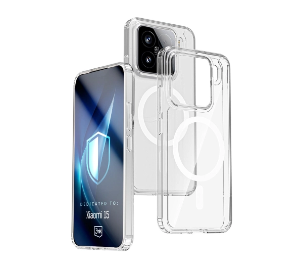 3mk Armor MagCase do Xiaomi 15 Przezroczysty