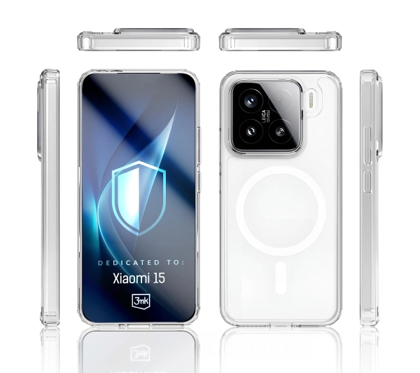 3mk Armor MagCase do Xiaomi 15 Przezroczysty