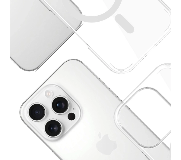 3mk EverClear MagCase do iPhone 16 Pro Przezroczysty
