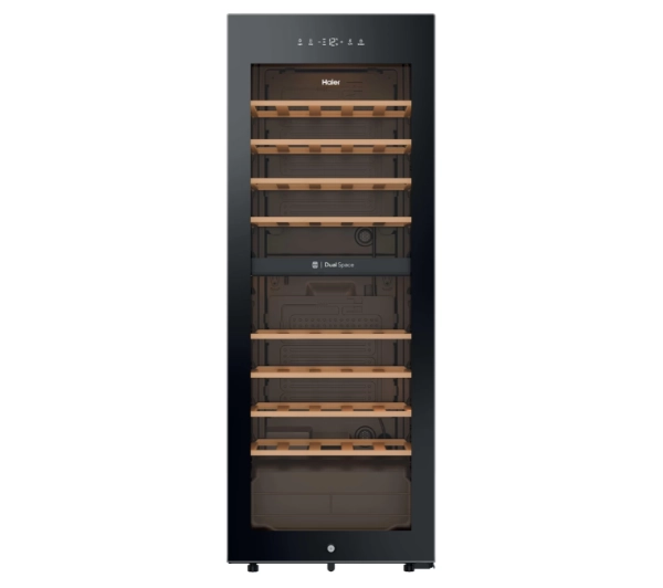 Chłodziarki do wina - Haier Dwustrefowa HWS56GDG 56 butelek