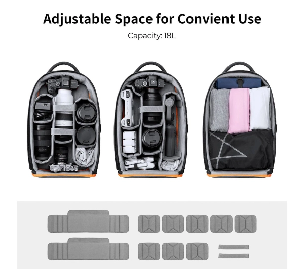 K&F Beta Backpack 18 L Czarny