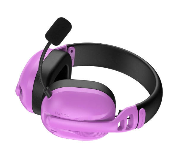 Hator Hyperpunk 3 Wireless ESH19 ANC Nauszne Fioletowy