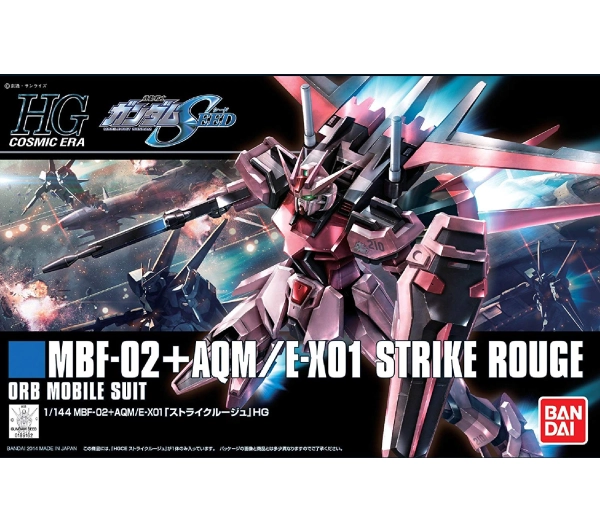 Bandai HGCE 1/144 MBF-02+AQM / E-X01 STRIKE ROUGE