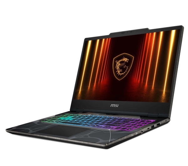 MSI Cyborg 15 B2RWFKG-038XPL 15,6" 144Hz Core 7 240H 16GB RAM 512GB Dysk SSD RTX5060 DLSS4 Czarny Funkcje AI - Kup na Raty - RRSO 0%