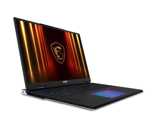 MSI Titan 18 HX AI A2XWJG-477PL 18" 120Hz Ultra 9 285HX 64GB RAM 6TB Dysk SSD RTX5090 DLSS4 Win11 Pro Czarny Funkcje AI - Kup na Raty - RRSO 0%