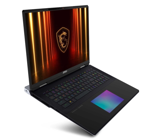MSI Titan 18 HX AI A2XWJG-477PL 18" 120Hz Ultra 9 285HX 64GB RAM 6TB Dysk SSD RTX5090 DLSS4 Win11 Pro Czarny Funkcje AI - Kup na Raty - RRSO 0%