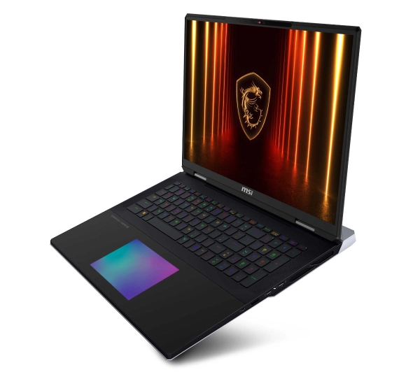 MSI Titan 18 HX AI A2XWJG-477PL 18" 120Hz Ultra 9 285HX 64GB RAM 6TB Dysk SSD RTX5090 DLSS4 Win11 Pro Czarny Funkcje AI - Kup na Raty - RRSO 0%