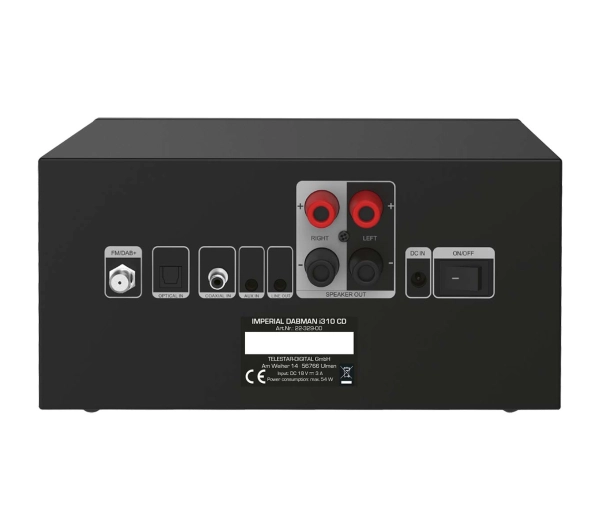 Imperial DABMAN i310 Radio FM DAB+ Internetowe Wi-Fi Czarny - Kup na Raty - RRSO 0%