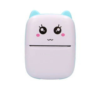 Extralink EPP-002 Niebieski + Papier termiczny samoprzylepny 5 rolek