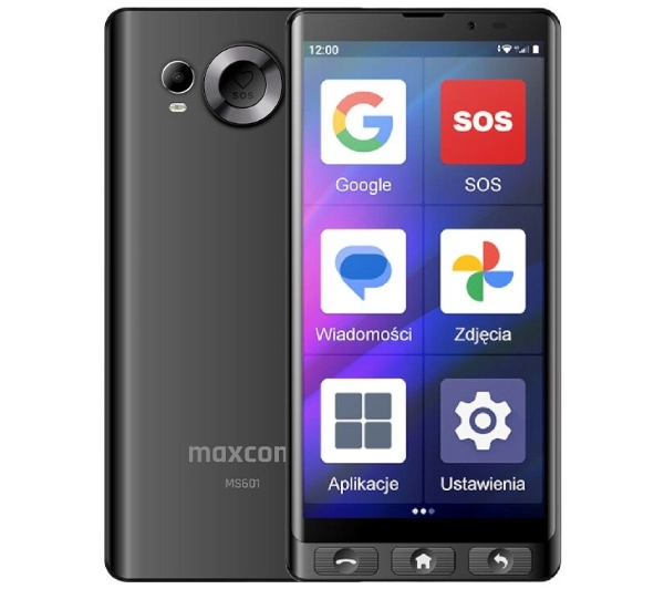 Maxcom Smart MS601 4G 4/64GB 6" 8Mpix Czarny