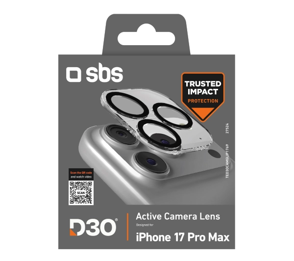 SBS D3O Camera Lens do iPhone 17 Pro Max - ⚡ EURO HIT CENOWY! ⚡
