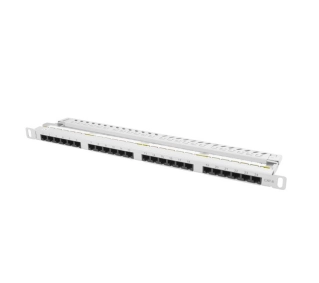 Lanberg PPU6-0024-S 24 PORT 0.5U 19" KAT.6 UTP Szary