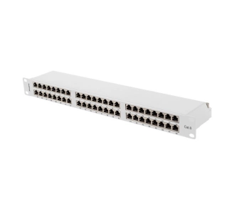 Lanberg PPS6-1048-S 48 PORT 1U 19" KAT.6 FTP Szary