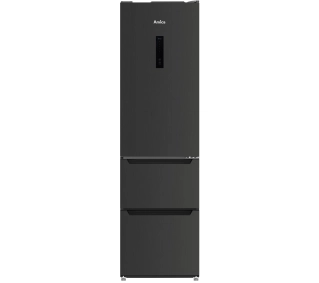 Amica FK4005.6DFCM Pełny No Frost 192cm Komora świeżości Czarny Inox