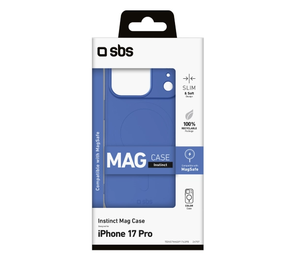 SBS Instinct Mag do iPhone 17 Pro Niebieski