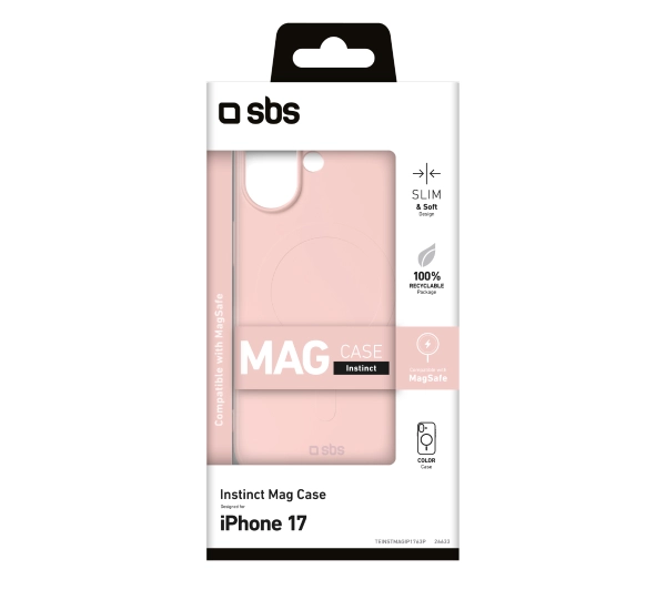 SBS Instinct Mag do iPhone 17 Różowy
