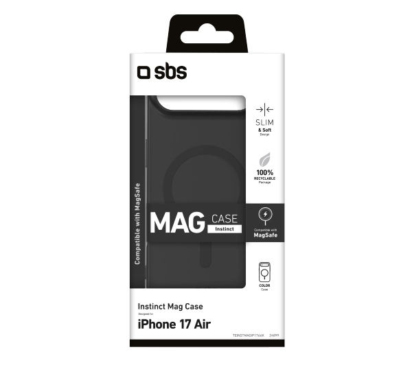SBS Instinct Mag do iPhone 17 Air Czarny